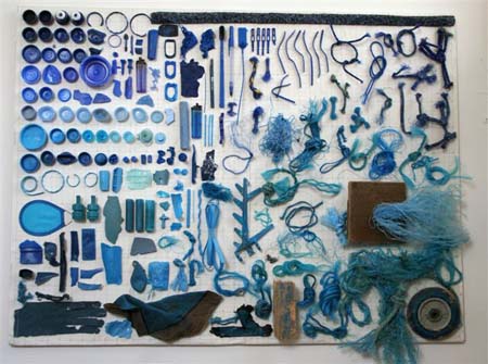 detail - blue collection